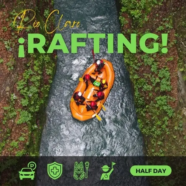 Rafting Río Claro — experiencia eco turismo en Eco Hotel Palma Dorada, Doradal